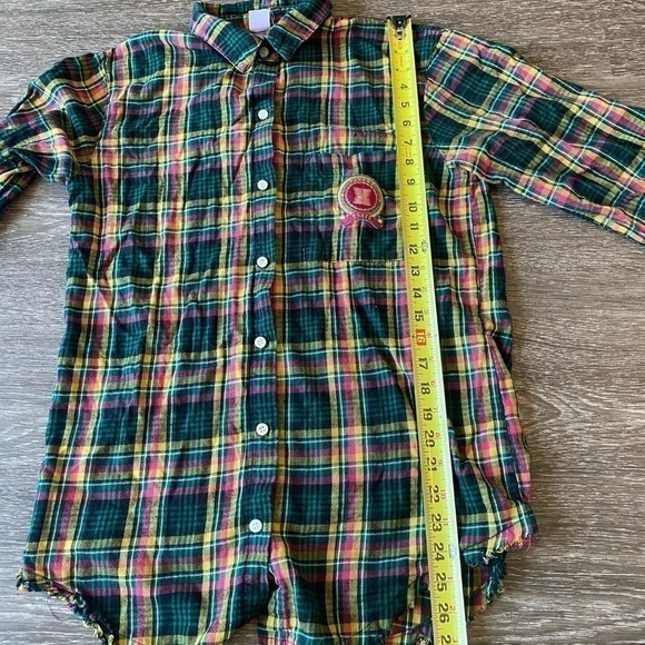 Savage X Fenty flannel plaid pajama. Size small - Picture 13 of 15
